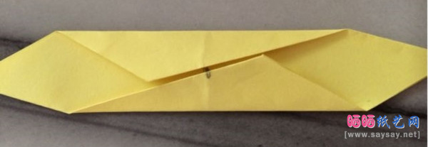 可爱的小兔子耳朵折纸图文教程步骤9-www.saybb.net
