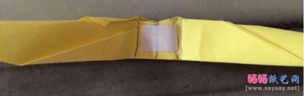 可爱的小兔子耳朵折纸图文教程步骤16-www.saybb.net