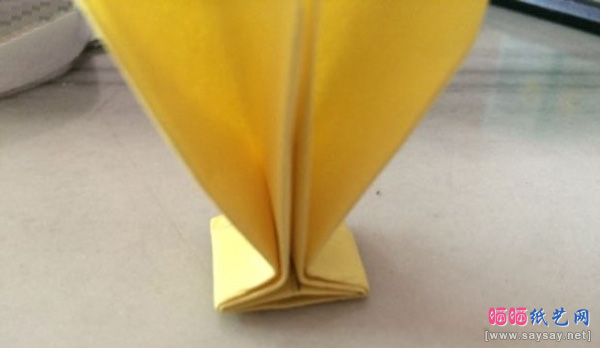 可爱的小兔子耳朵折纸图文教程步骤17-www.saybb.net