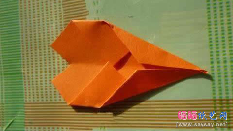 漂亮折纸花卡片制作步骤14-www.saybb.net