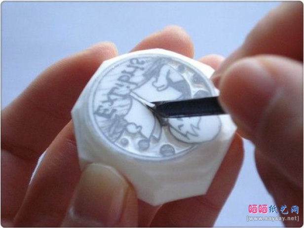 藏书标签橡皮章制作方法教程步骤10-www.saybb.net