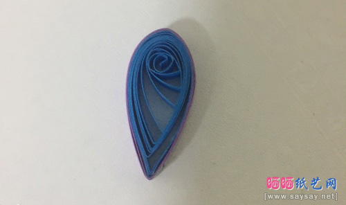 衍纸首饰盒制作图文教程步骤5-www.saybb.net