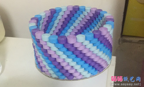 衍纸首饰盒制作图文教程步骤4-www.saybb.net