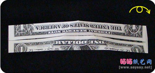 美元折纸头像钻石戒指的方法步骤17-www.saybb.net