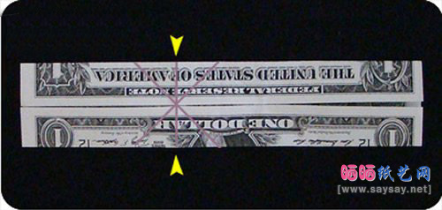 美元折纸头像钻石戒指的方法步骤22-www.saybb.net