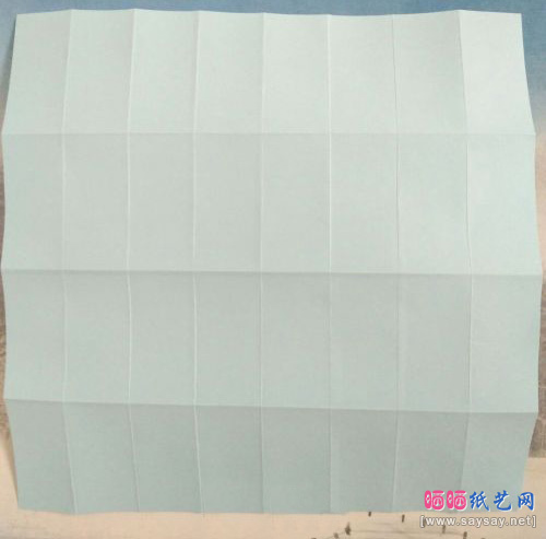 沙漏折纸图文教程步骤2-www.saybb.net