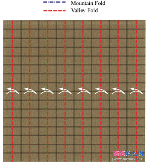 酷炫的女巫扫帚手工折纸图文教程步骤8-www.saybb.net