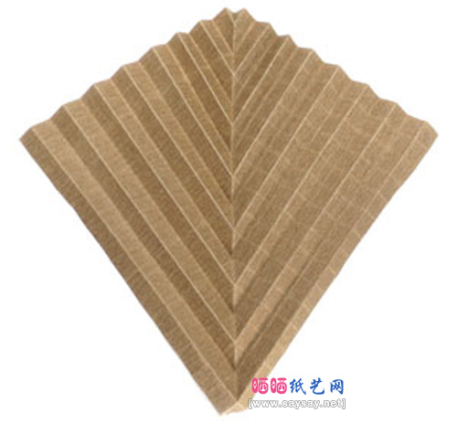 酷炫的女巫扫帚手工折纸图文教程步骤11-www.saybb.net