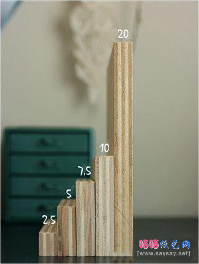 自己动手制作精致简洁的小型木质书架步骤1-www.saybb.net