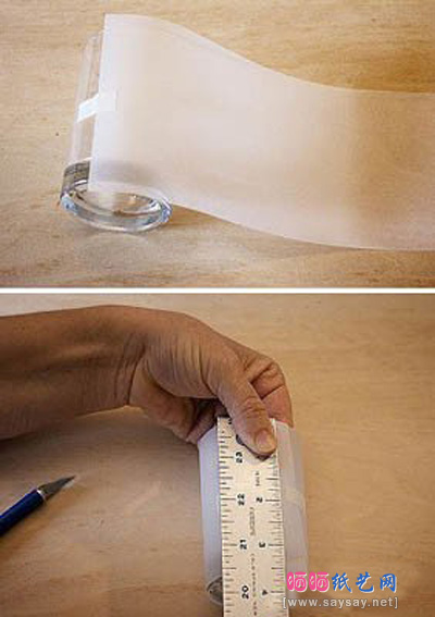 玻璃烛台制作方法教程