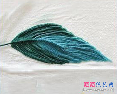 铁丝和绳子手工制作唯美的树叶-www.saybb.net