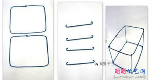 铝线手工制作纸巾盒详细教程步骤1-www.saybb.net