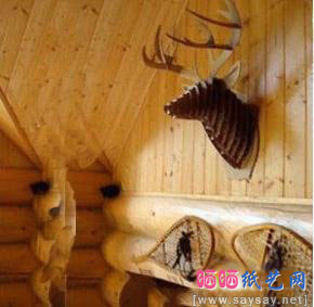 创意的立体纸板驯鹿制作完成效果图-www.saybb.net