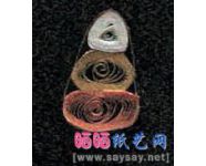 衍纸糖果的做法-衍纸基础教程