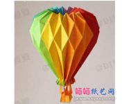 热气球折纸制作方法-幼儿儿童折纸教程