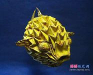 SiphoMabona的折纸河豚鱼图解教程