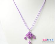 精致的手工串珠吊坠DIY制作详细图片教程