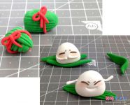 超轻粘手工制作各种卡通粽子软陶DIY教程